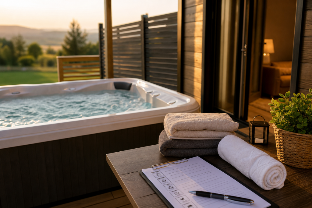 Accommodatie met jacuzzi: hygiëne, privacy en gebruiksregels