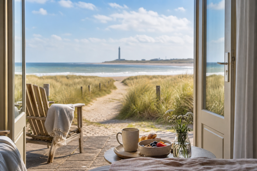 Bed and breakfast aan zee