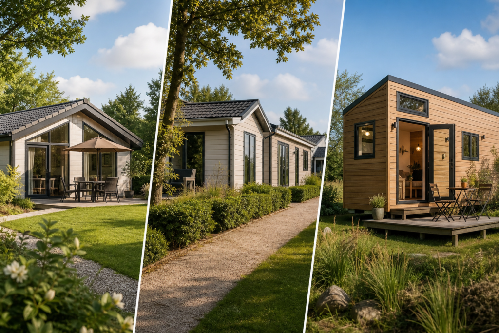 Bungalow last minute: vrijstaand, geschakeld of tiny house?