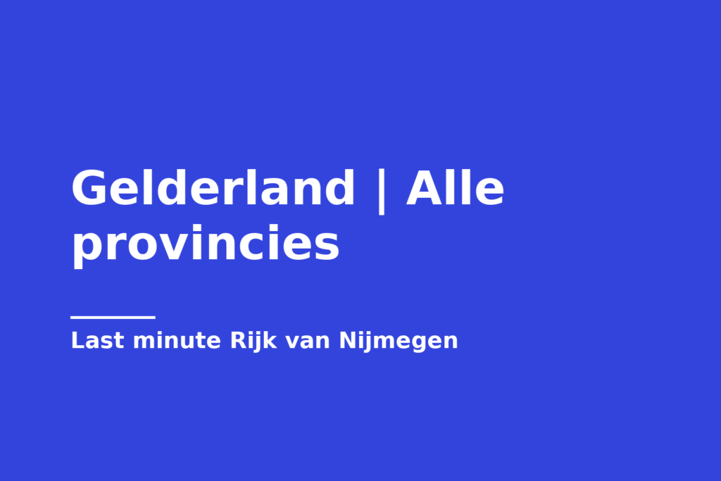 Gelderland | Alle provincies