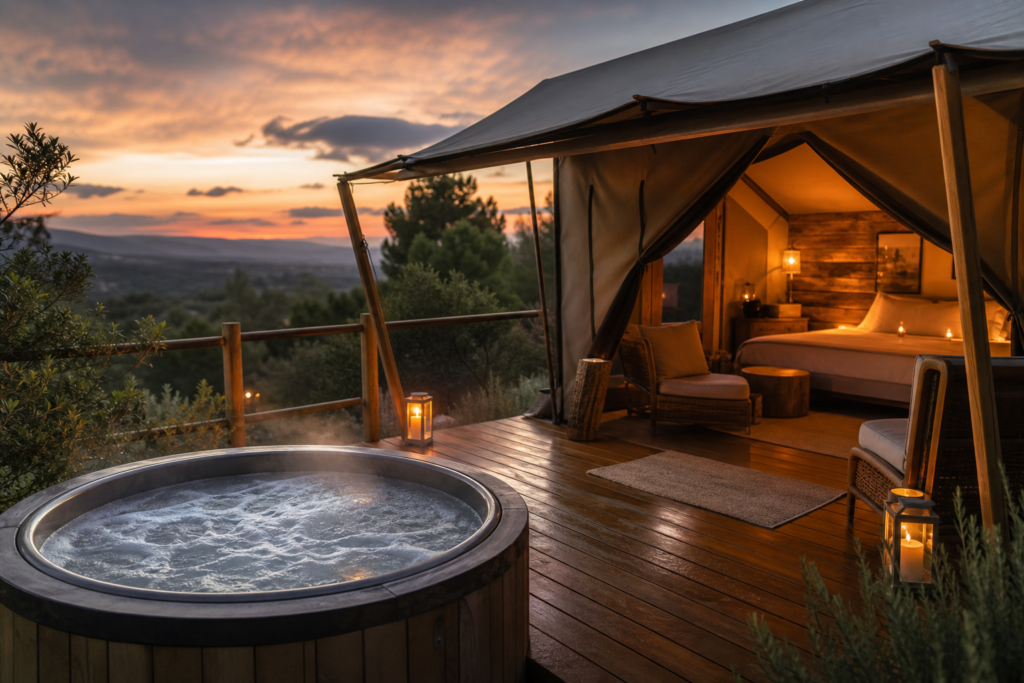 Glamping last minute: wanneer betaal je vooral voor luxe?
