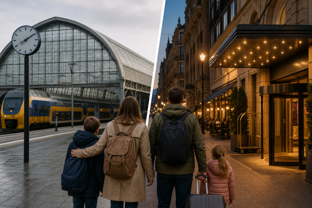 Hotel bij station of midden in het centrum: welke locatie