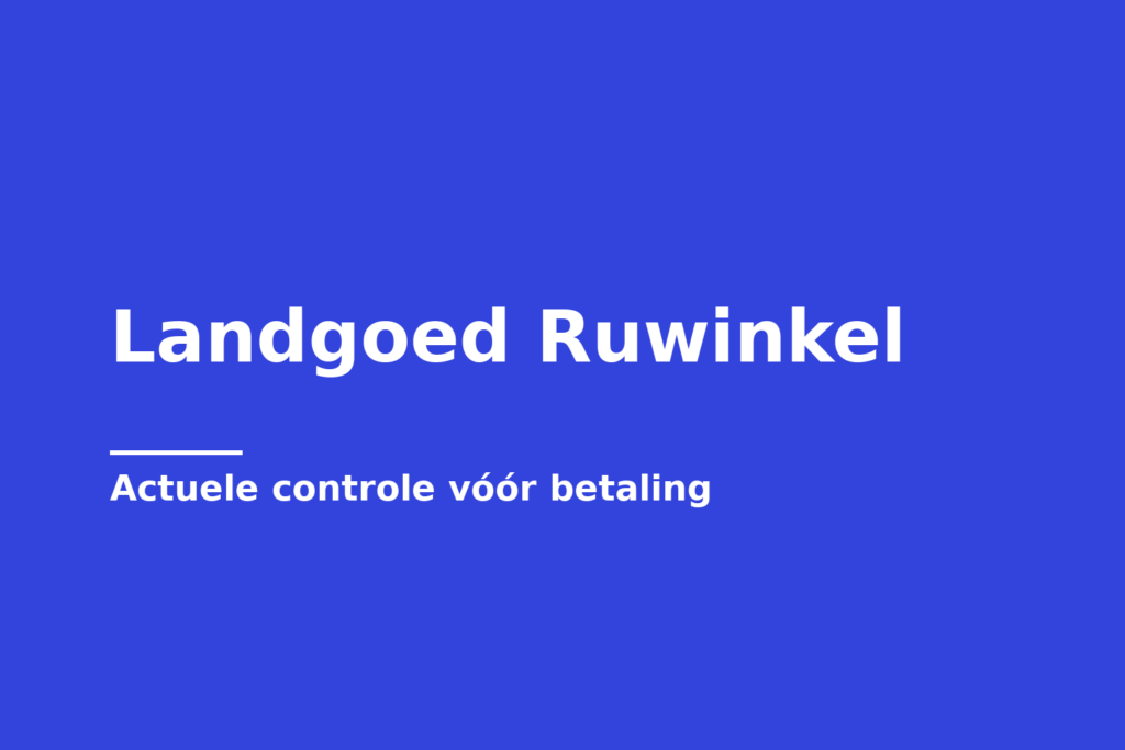 Landgoed Ruwinkel