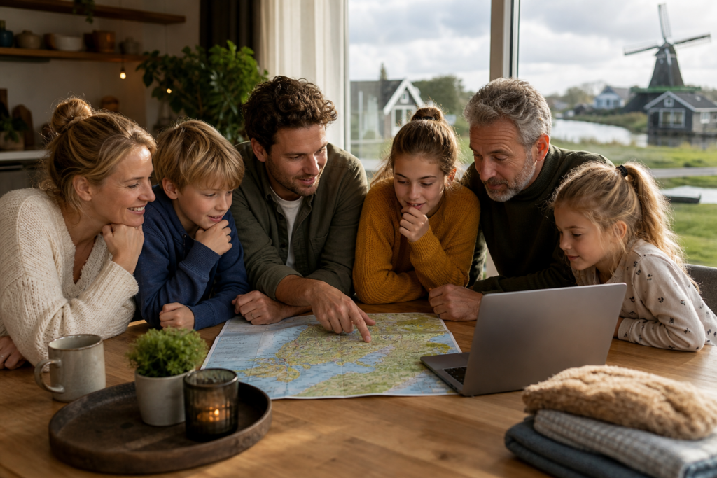 Last minute in Nederland voor een grote familie