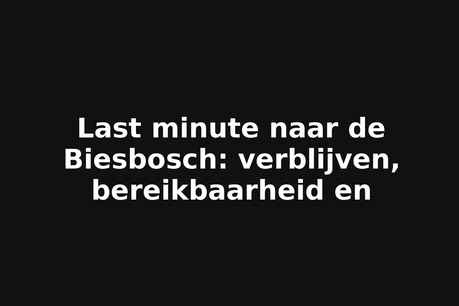 Last minute naar de Biesbosch: verblijven, bereikbaarheid en