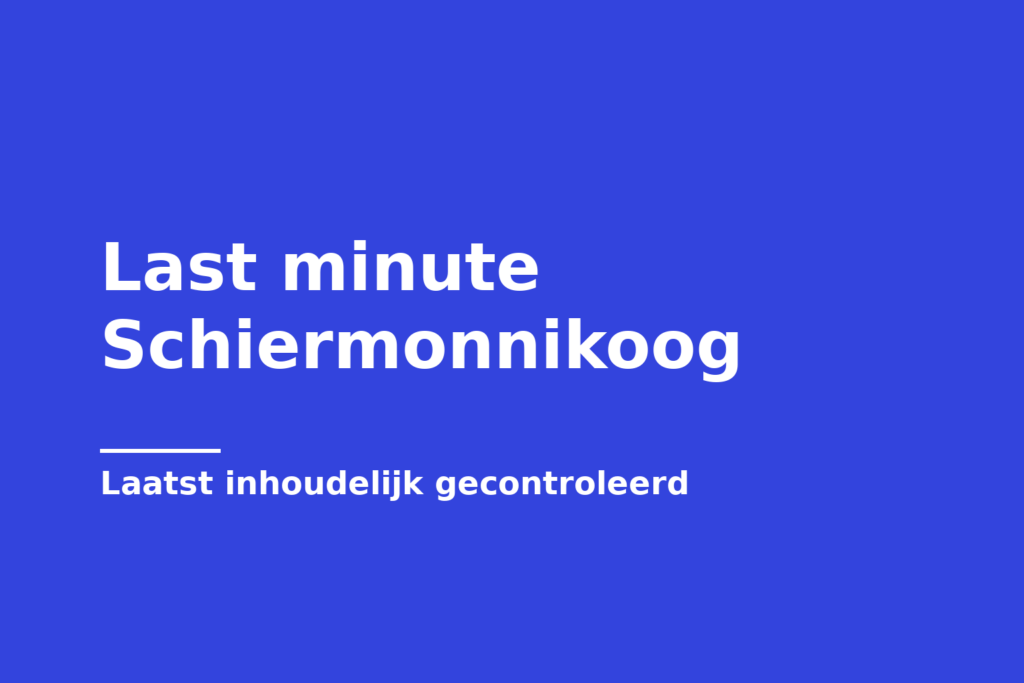 Last minute Schiermonnikoog