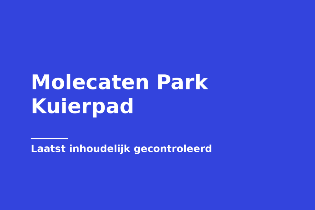 Molecaten Park Kuierpad