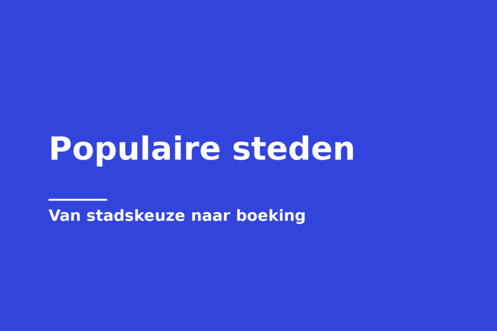 Populaire steden