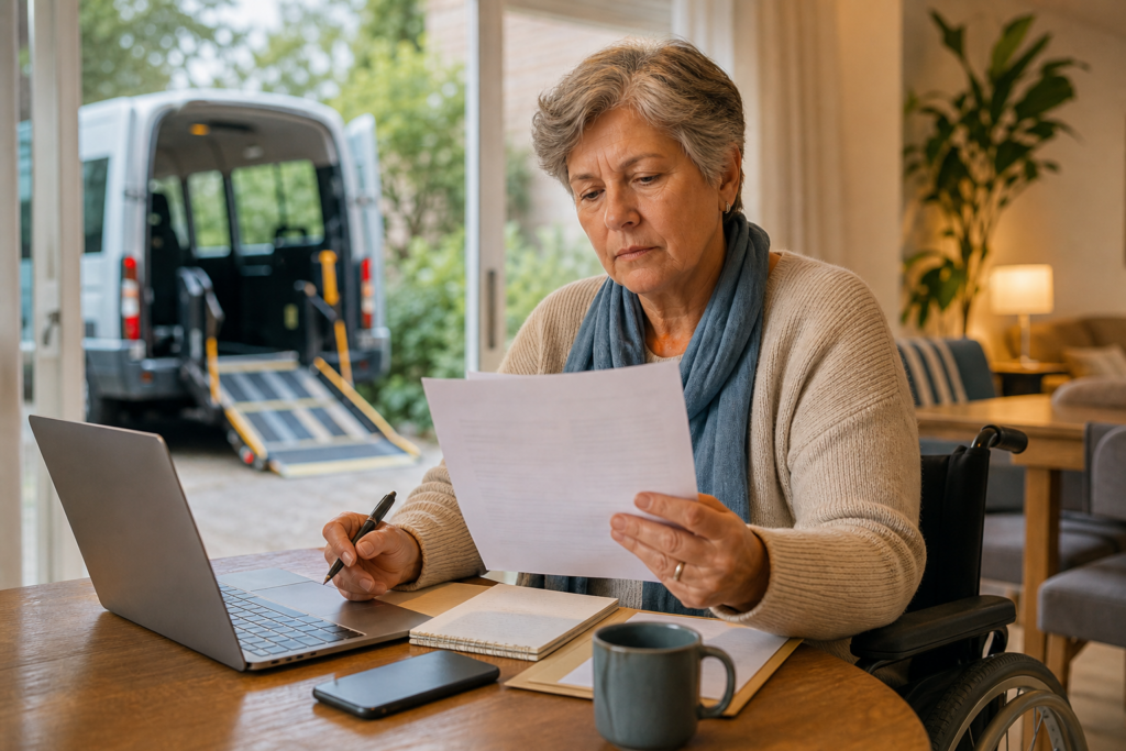 Reizen met beperkte mobiliteit zonder eigen auto: keten van