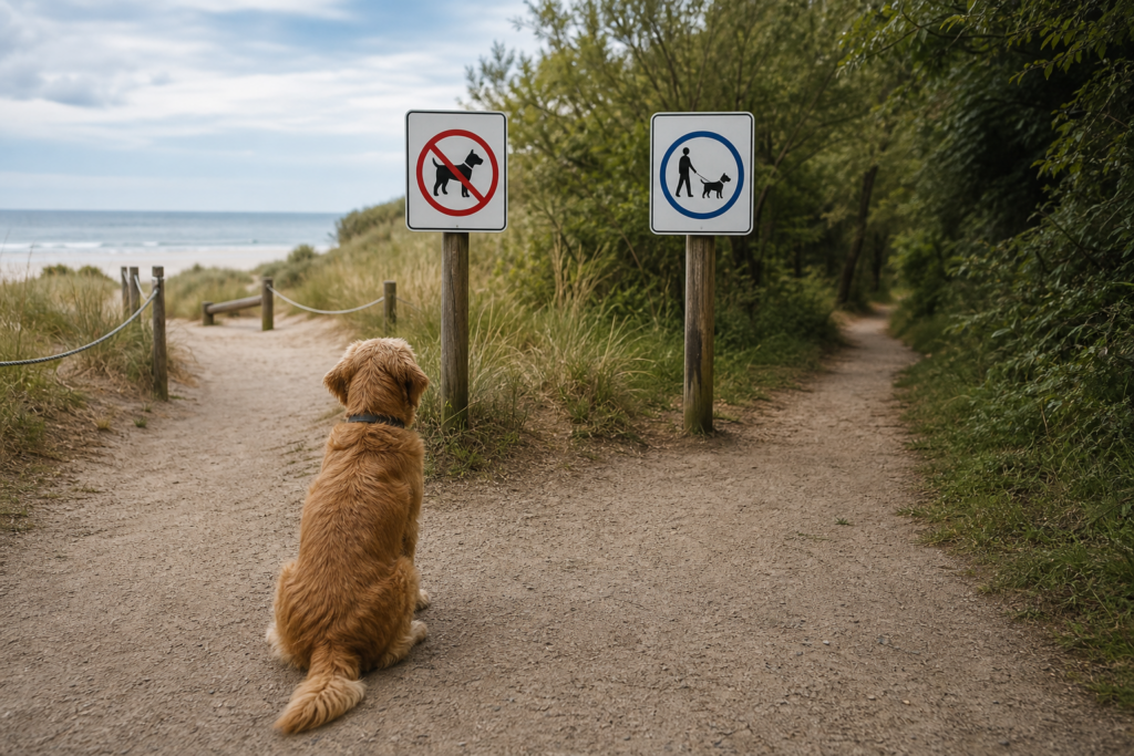Reizen met hond: regels in natuurgebieden en op stranden