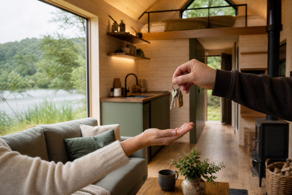 Tiny house voor een weekend: ruimte, comfort en verborgen