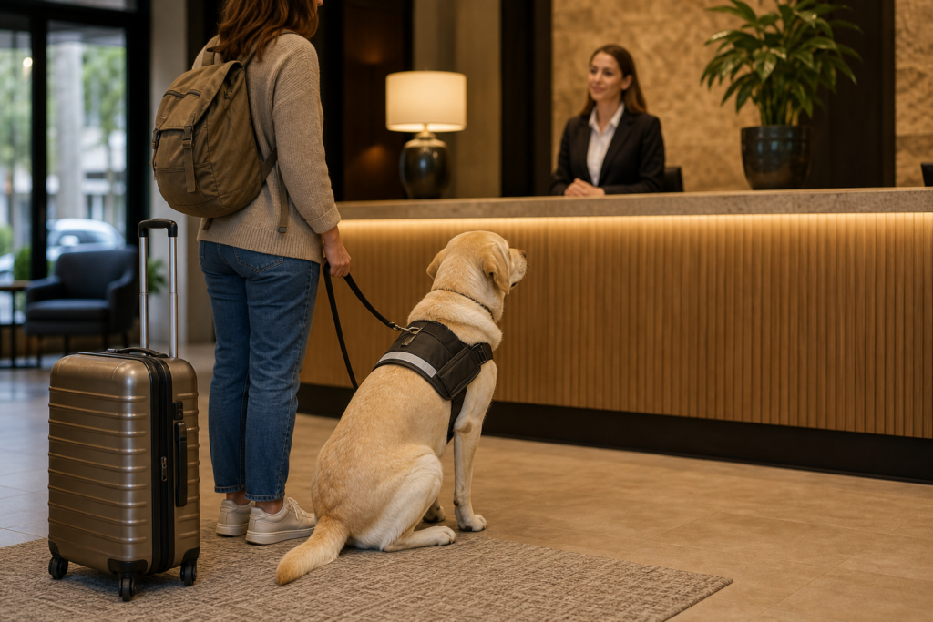 Vakantie met een hulphond: verschil tussen huisdierenbeleid