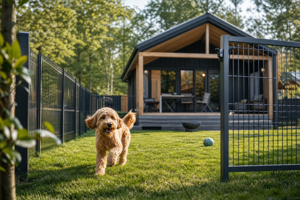 Vakantiehuis met omheinde tuin voor de hond