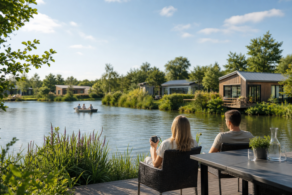 Vakantiepark aan het water