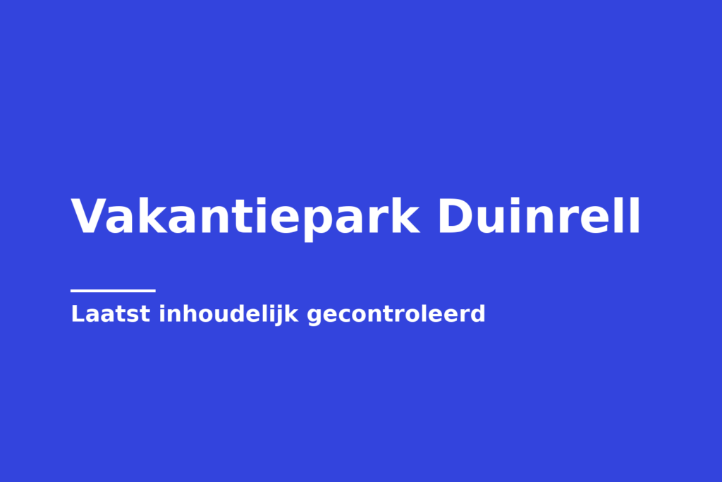 Vakantiepark Duinrell