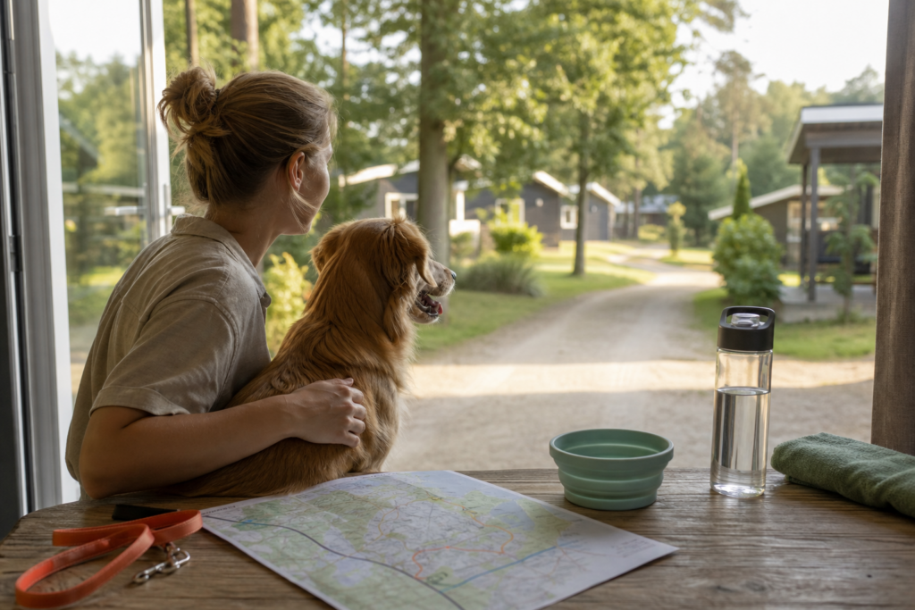 Vakantiepark met hond