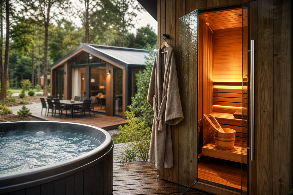 Vakantiepark met privé sauna