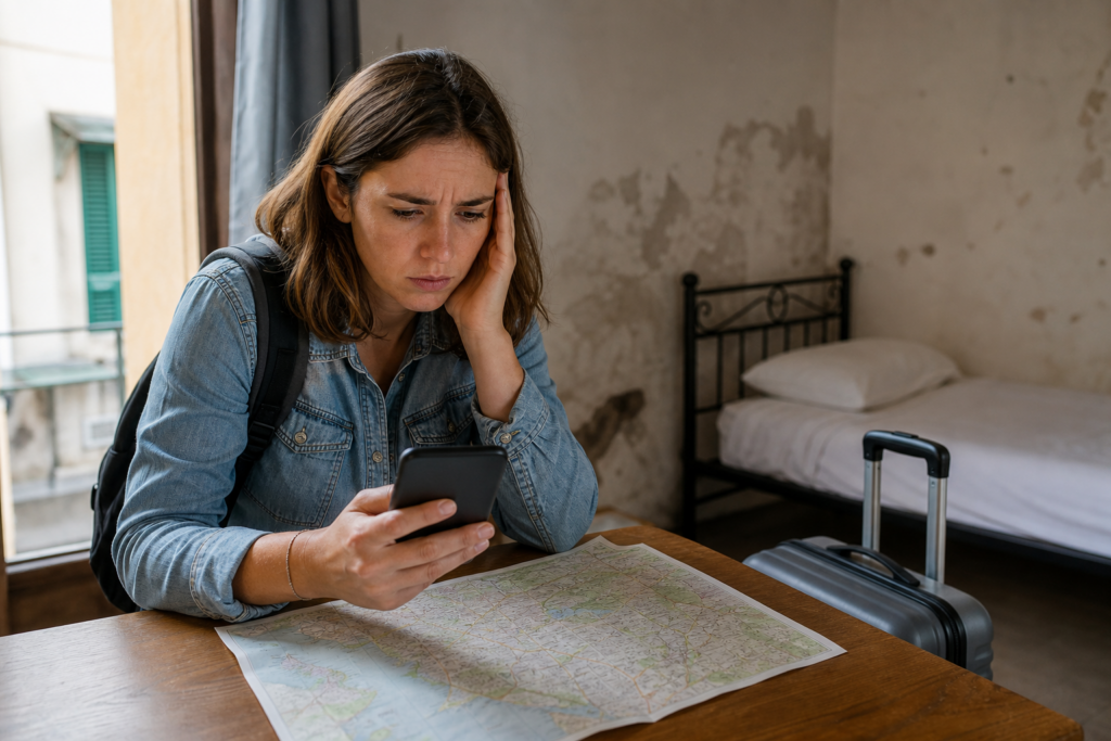 Wat te doen als je last minute accommodatie tegenvalt?